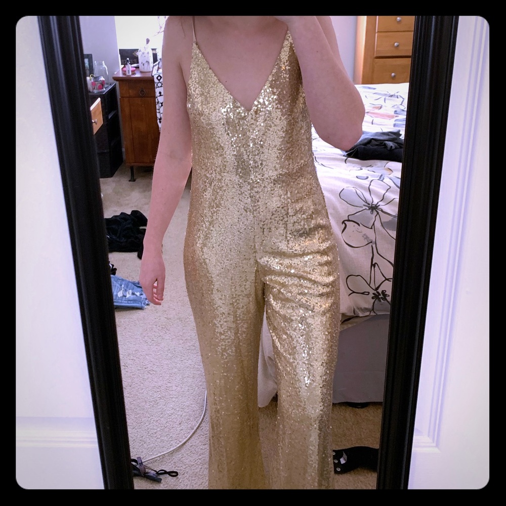 Forever 21 Gold Jumper